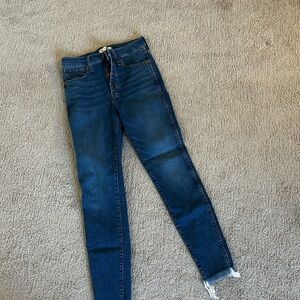 Madewell Dark Blue Skinny Jeans
